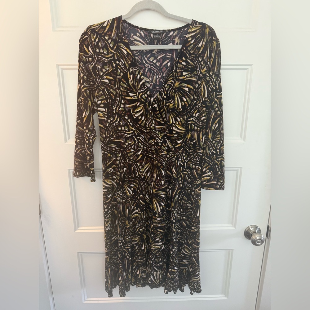 Glamour Abstract Patterned Top - image 2